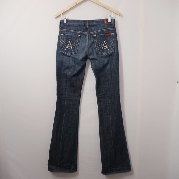 7 For All Mankind 'A' Pocket Flare Jeans Size 26 - Picture 7 of 12